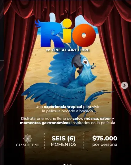 Cine al aire libre: Rio