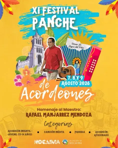 Inscripción para el Xl Festival Panche de Acordeones
