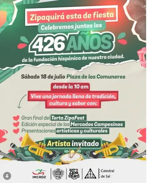 426 años de Zipaquirá